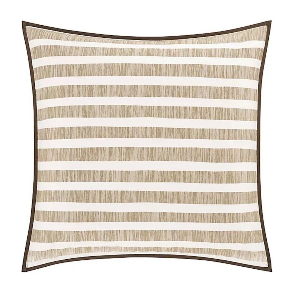 NWT NEW Oscar Oliver EURO Sham Vaughn Cotton Cocoa MSRP: $40